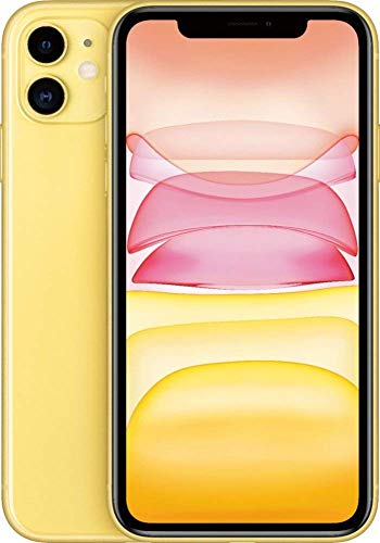 Apple iPhone 11, 64GB, Amarillo (Reacondicionado)